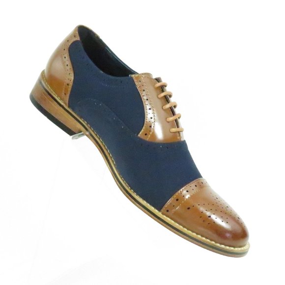 Two-Tone Oxford Executive Shoes by UV Signature - Picture 5 of 12
